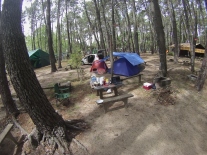 Camping again near Punta Del Este